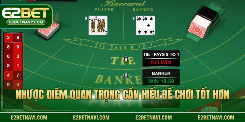 Nhược điểm quan trọng cần hiểu để chơi tốt hơn