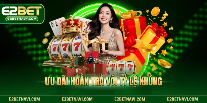 Ưu đãi hoàn trả với tỷ lệ khủng